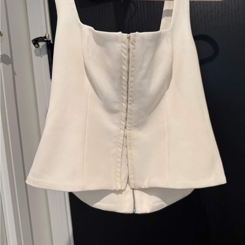 DISSH Cream Sleeveless Top